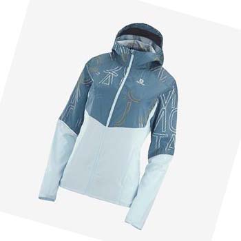 Salomon AGILE WIND WINDBREAKERS Kadın Ceket Yeşil | TR 2461GSO